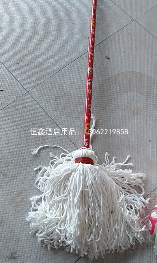 白线棉拖把
