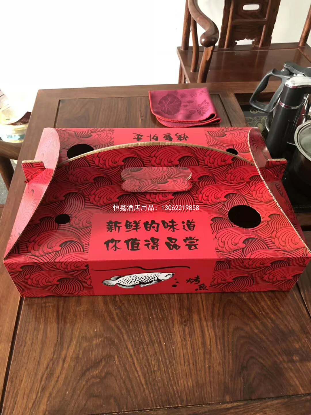 外卖打包烤鱼箱